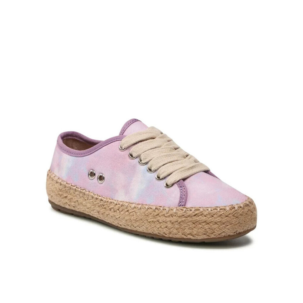 EMU Australia Agonis T12669 Kids US 3 Pink Tie-Dye Canvas Comfort Shoes JOBB623